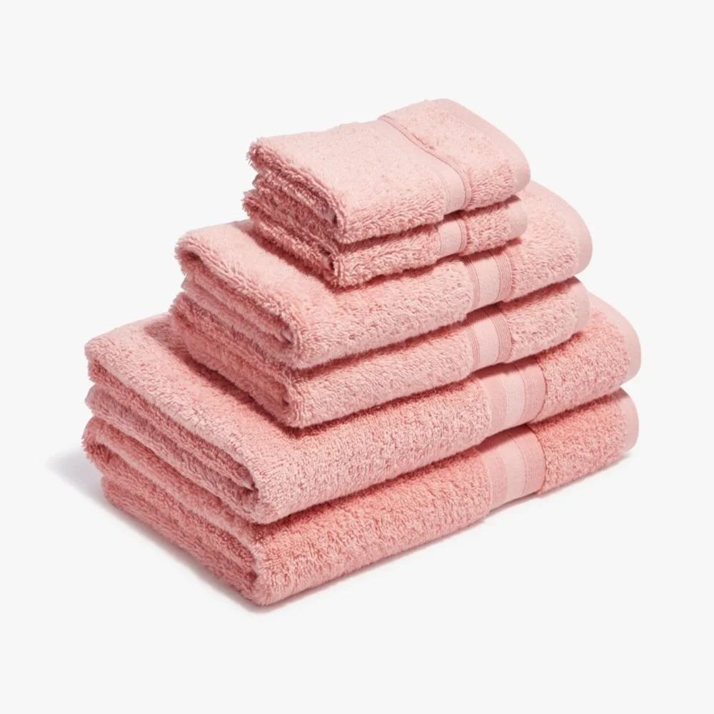 Roomify Bathroom Towel Set - 100% Cotton 6 Piece Set with Bath and Hand Towels